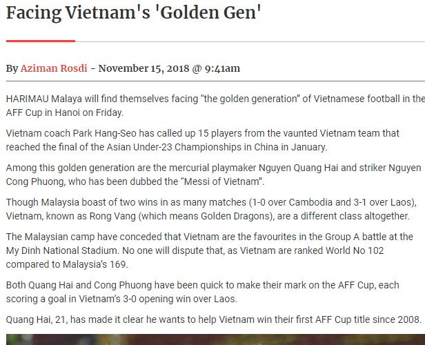 Việt nam, Malaysia vs Việt Nam, AFF Cup 2018